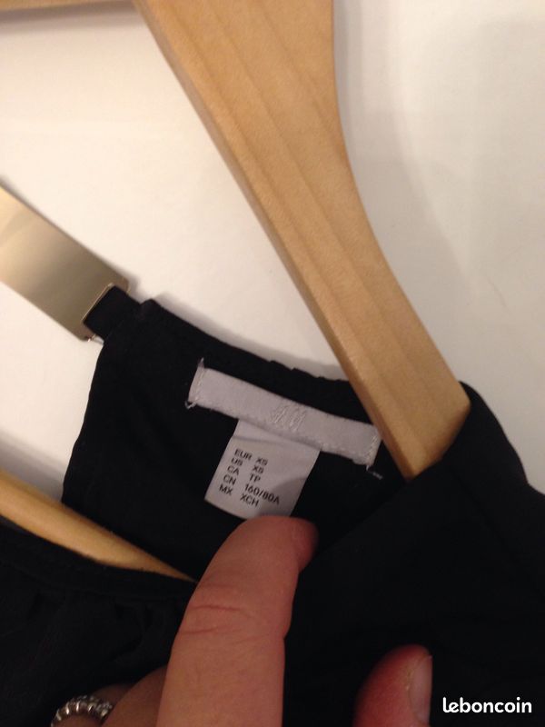 Haut noir H&M (image 2)
