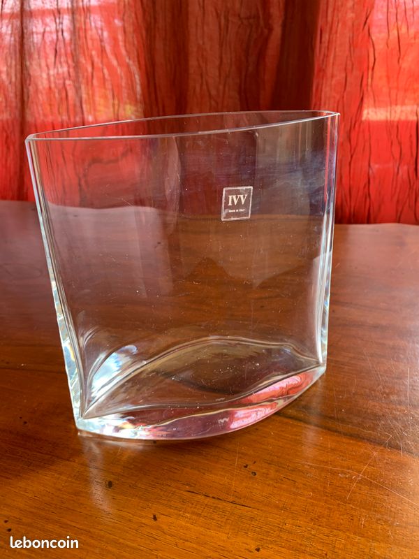 Vase en verre transparent- IVV Made in Italy (image 1)
