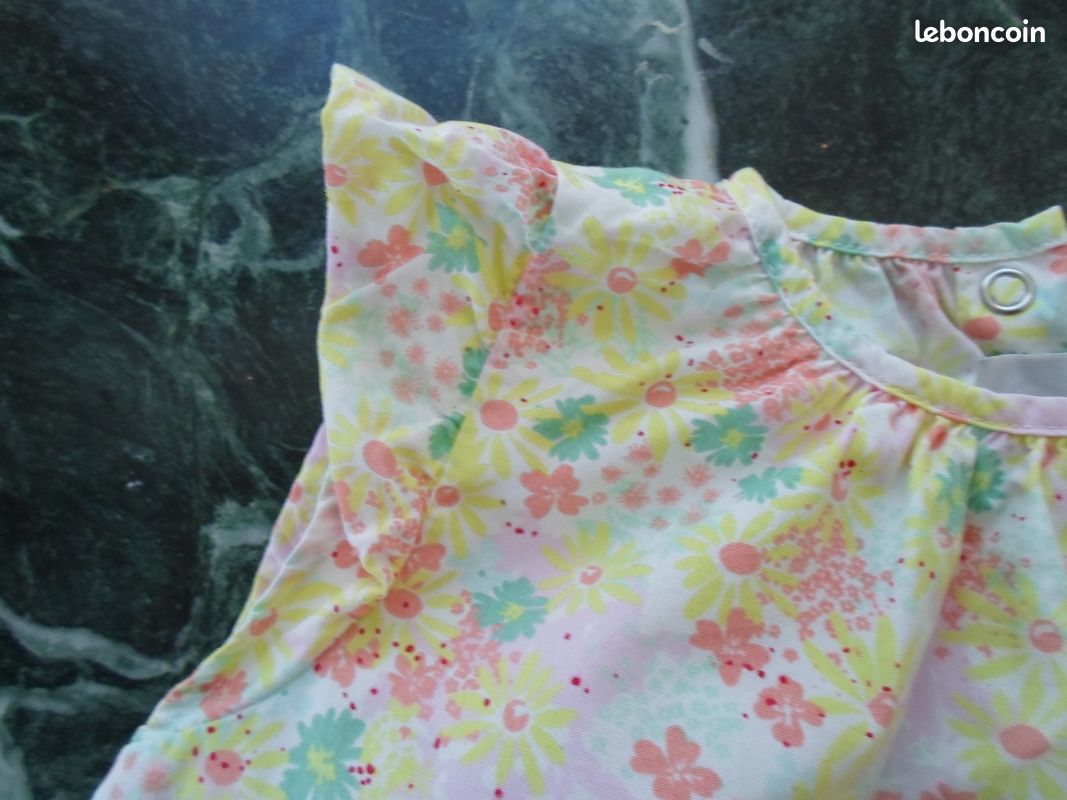 Robe coton Petit Bateau 18 mois (image 2)