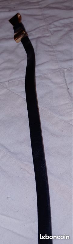 Ceinture noire boucle "noeud papillon" (image 3)