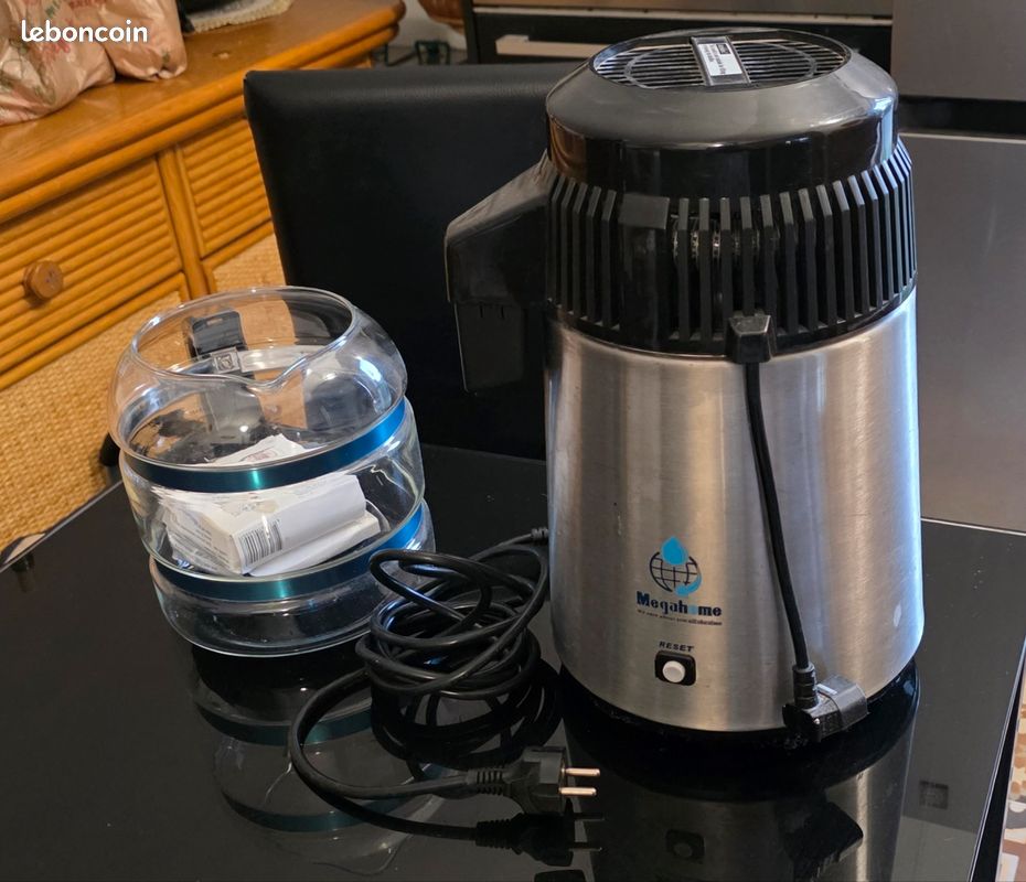Distillateur D'eau Megahome MH-503 – 40 L – Acier Inoxydable – Occasion