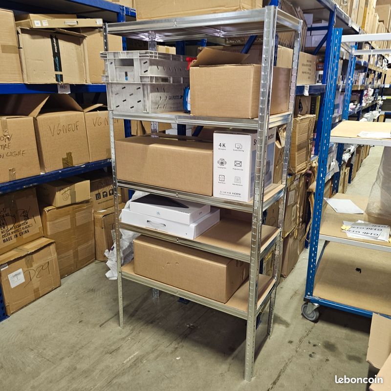 Lot Étagères de Stockage Lourd Gondole Rayonnage (image 2)