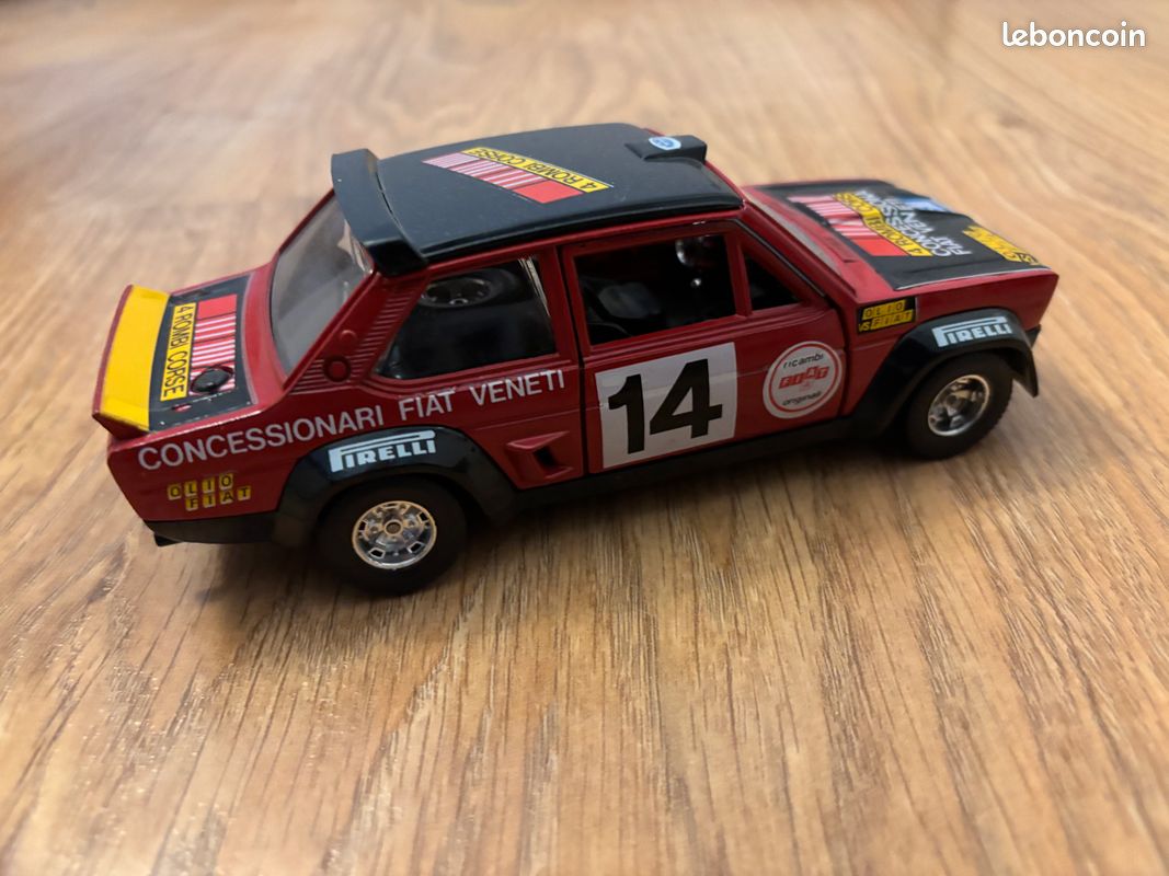 Fiat Cars Burago Fiat 131 Abarth Rally Burago Fiat 131 Abarth 1/24