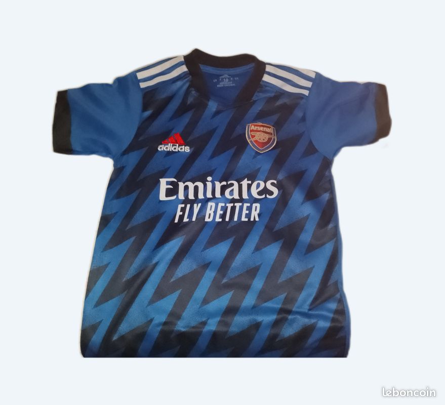 Maillot Arsenal Adidas Domicile 2021-2022 (homme, Taille M, Rouge, Neuf Sans Boîte)