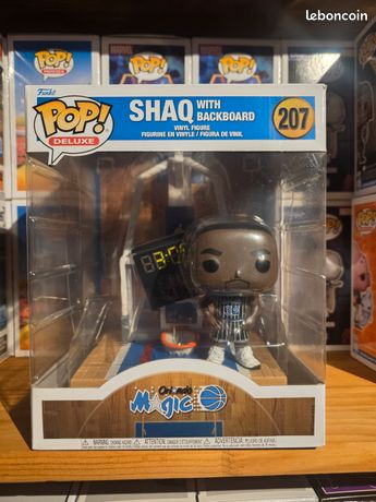 Funko Pop! Deluxe Shaquille O'Neal Magic Avec Panneau – Figurine Vinyle 9,5 Cm – Collection Officielle – Cadeau Parfait