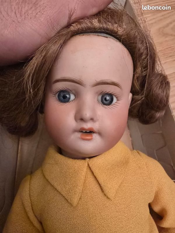 Poupée Ancienne Tête Porcelaine – Jumeau Limoges N°6 – Antique Doll