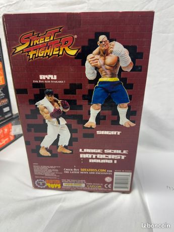 Figurine Street Fighter Sagat Capcom De Agostini action figure NEUF NEW RARE