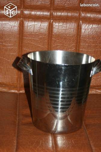 Sceau à champagne en inox, (image 1)