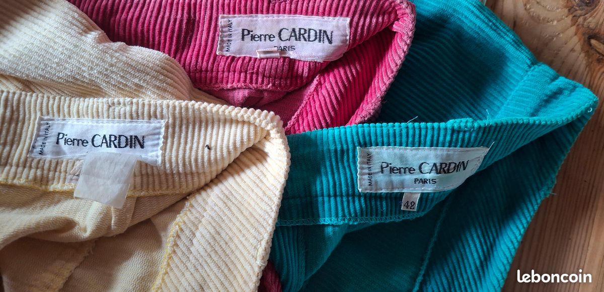 Pantalon velours Pierre Cardin (image 1)