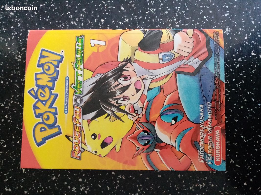 Manga pokemon rouge feu & vert feuille tome 1 (image 1)