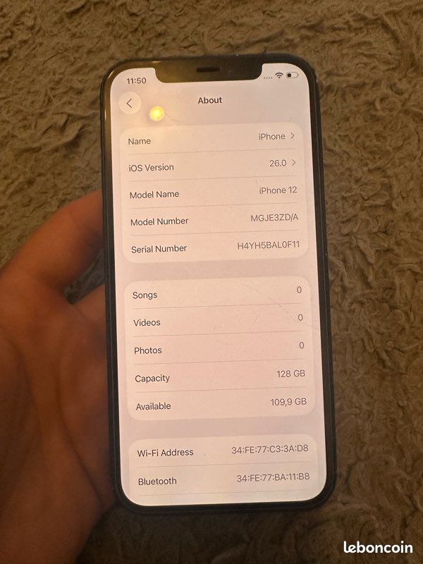 IPhone 12 Blue 128GB (image 9)