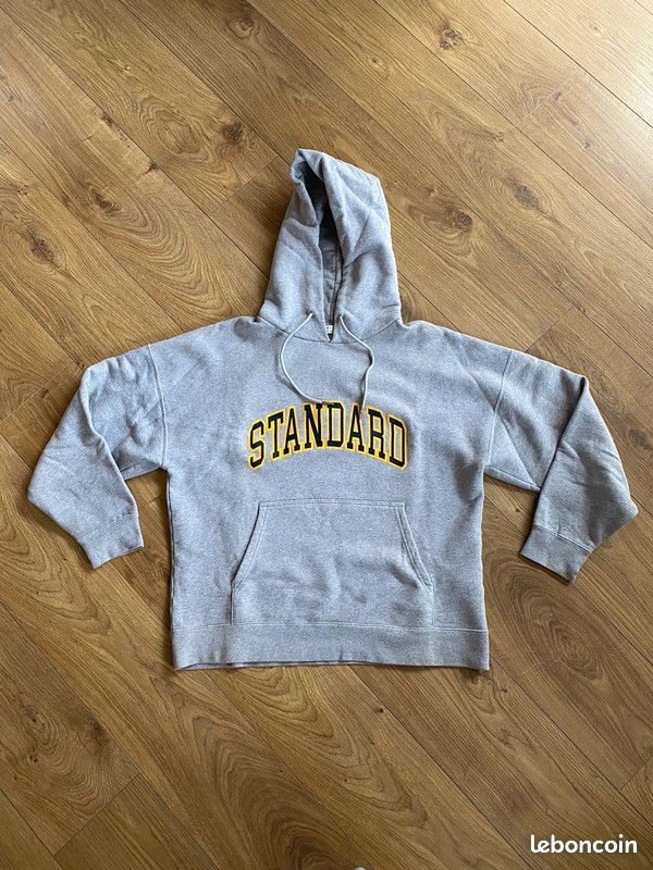 Hoodie Sweat Sandro Gris Sweat Sandro (hoodie) à Capuche Standard