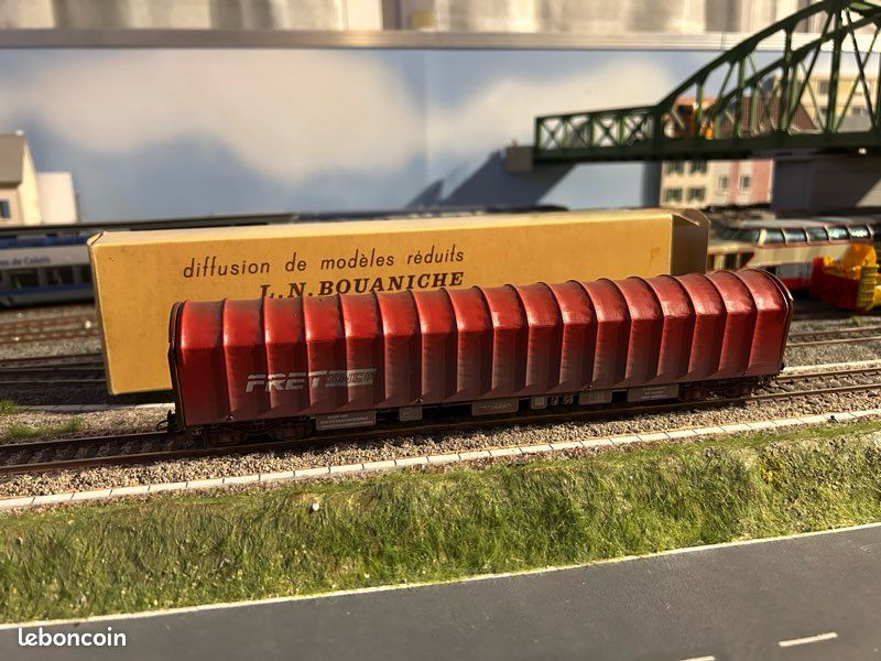 Wagon Jouef Bâché Long Gris SNCF FRET - 658400 - Echelle HO - Neuf
