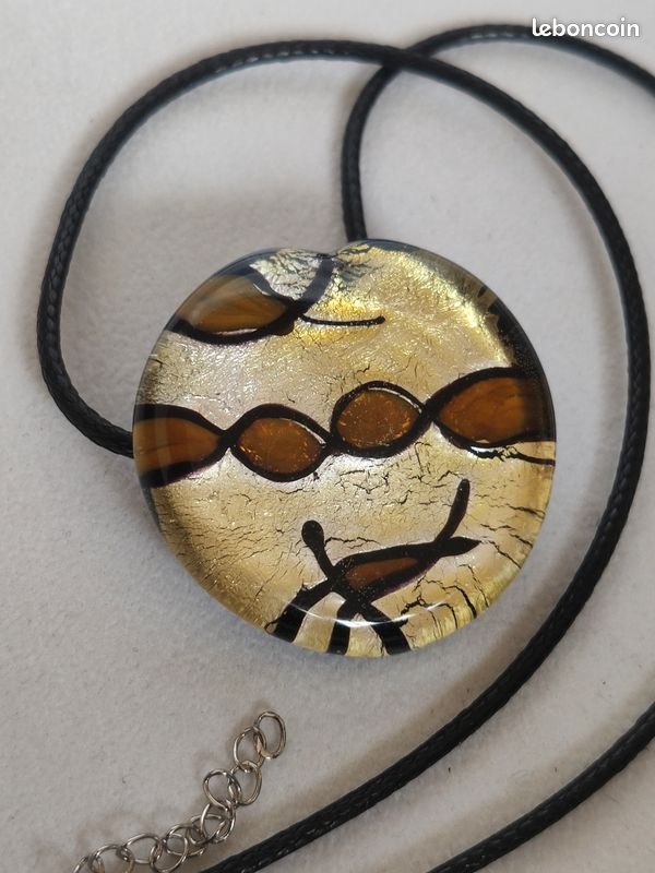 Collier italien Roffolo en verre (image 2)