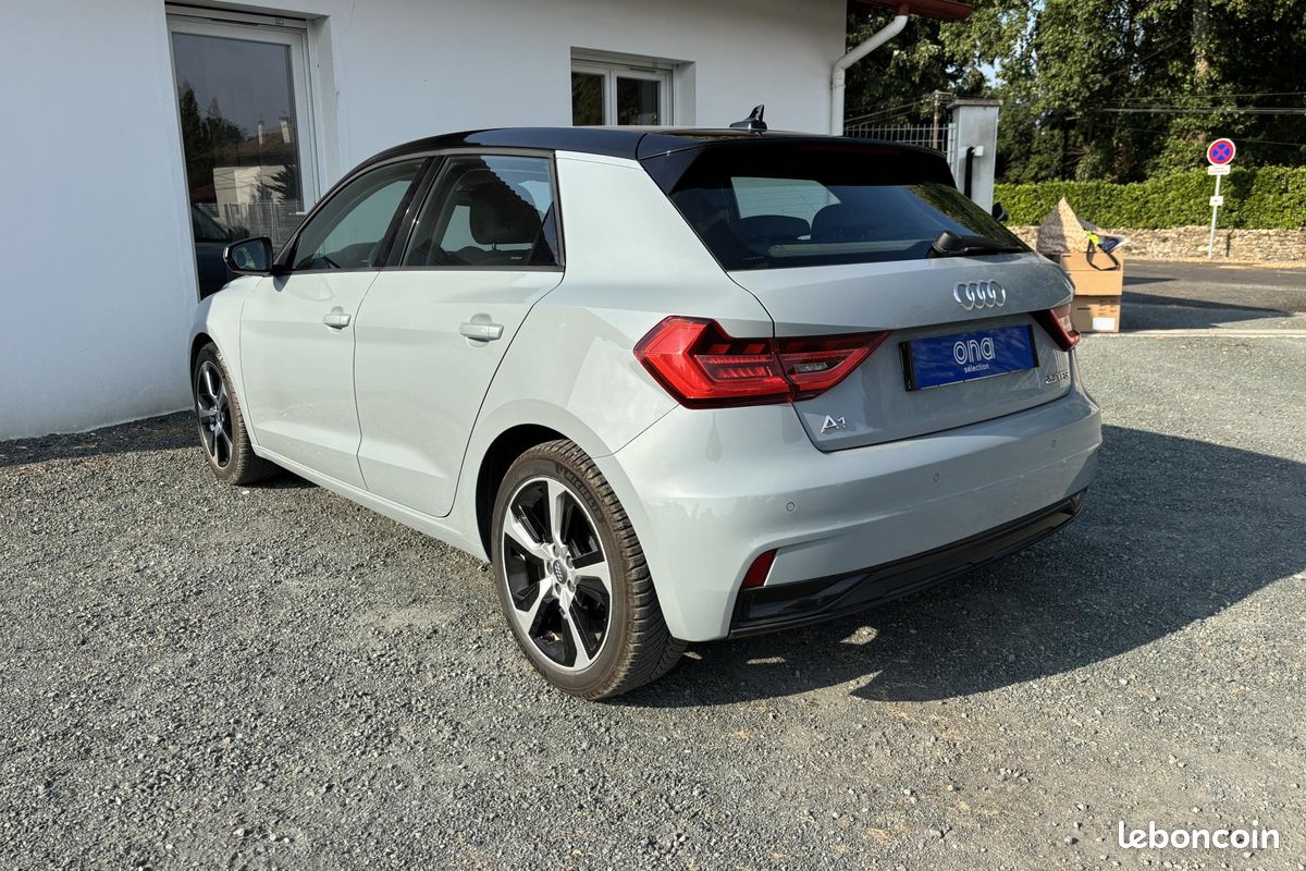 AUDI A1 Sportback 1.0 25 TFSI - 95 - BV S-Tronic SPORTBACK 2019 Advanced COULEUR RARE (image 12)