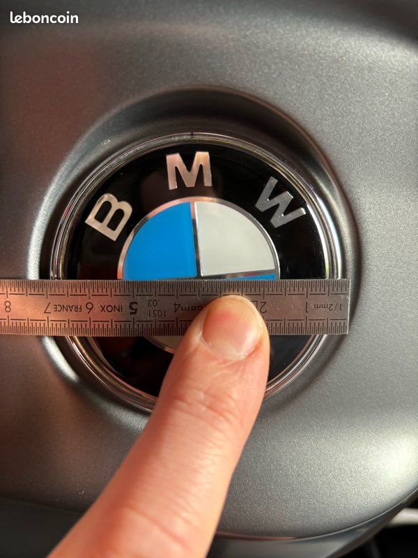 Emblème insigne écusson blason sigle logo réservoir autocollant BMW 65mm black r1200r r1200gs r1200rt (image 3)