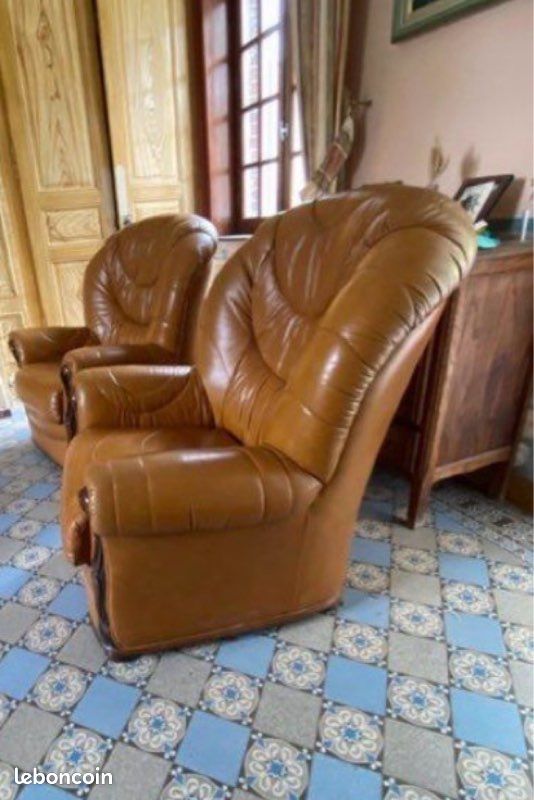 Fauteuil en cuir (image 2)