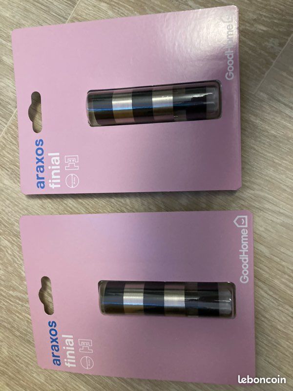 Embout Bouchon Pour Barre U00e0 Rideau GoodHome 19 Mm Athens Gris | Castorama