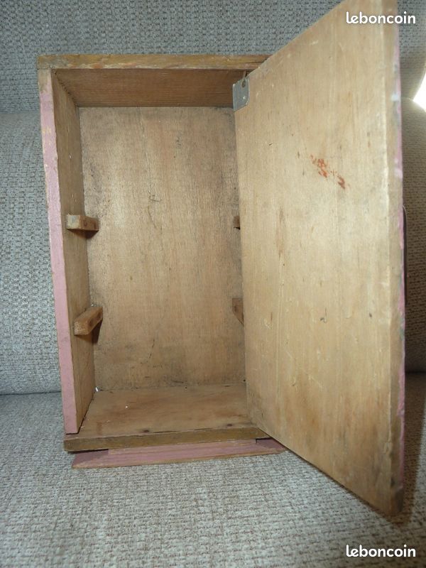 Meuble Art Déco Pour Poupées – Bois, Vintage, Collectionneur 17+