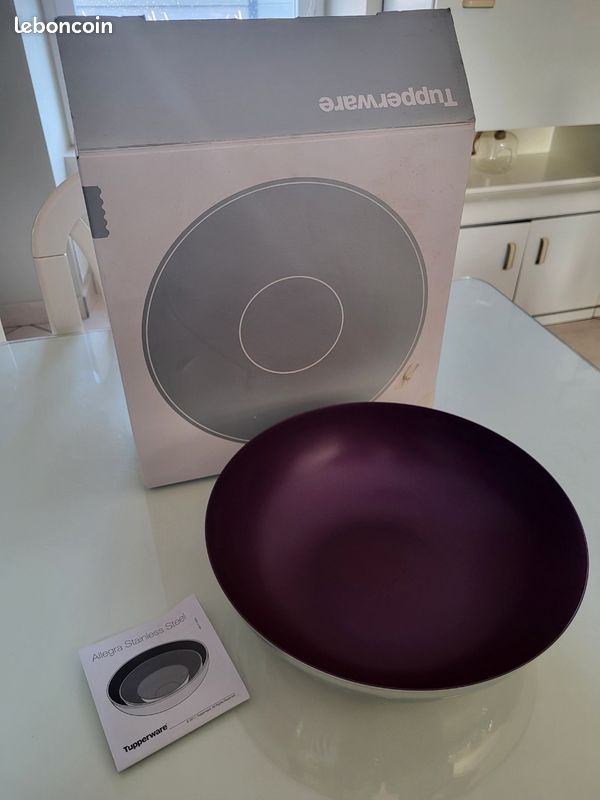 Saladier Allegra Miroir 1.5L neuf Tupperware