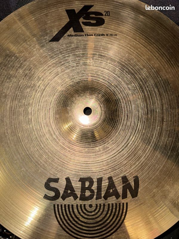Cymbale crash Sabian XS 20 18'' (image 1)