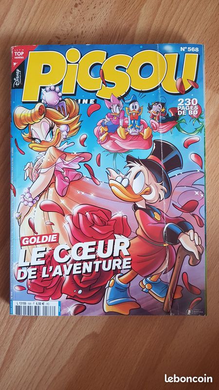 BD Picsou Le coeur de l'aventure n° 568 - nid69 (image 1)