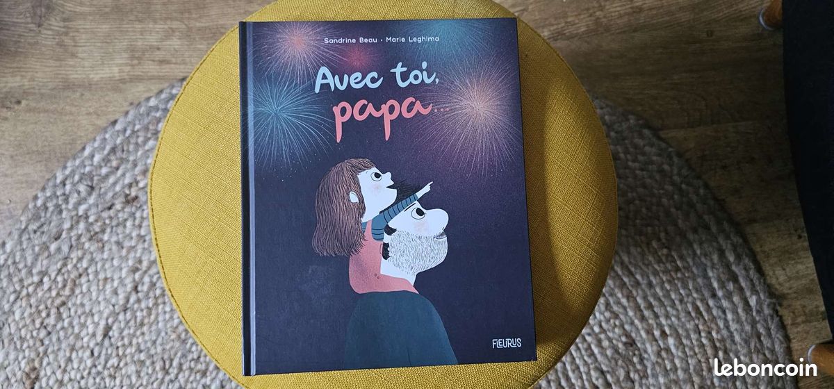 Livre avec toi papa etat neuf (image 1)