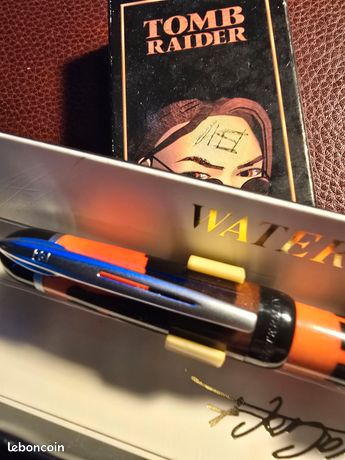 Lot De 2 Stylos Waterman Collector Tomb Raider – Lara Croft