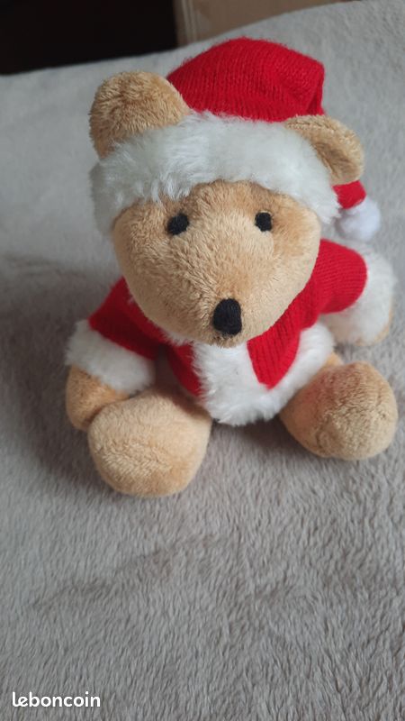 Peluche Ours Noel (image 1)