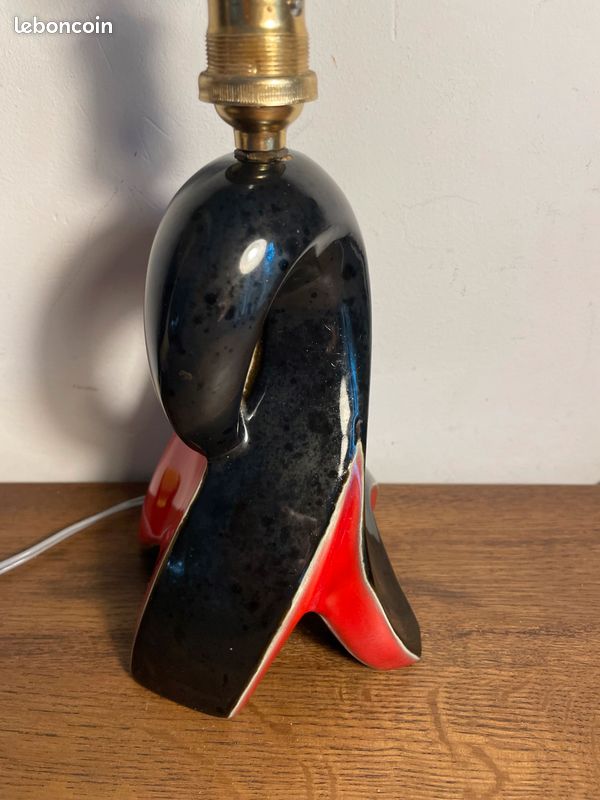 Joli pied de lampe vintage en céramique (image 8)
