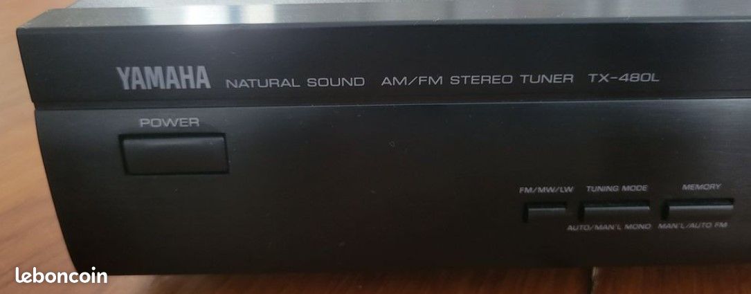 Tuner Stéréo AM/FM Yamaha TX-480L - Occasion Bon État