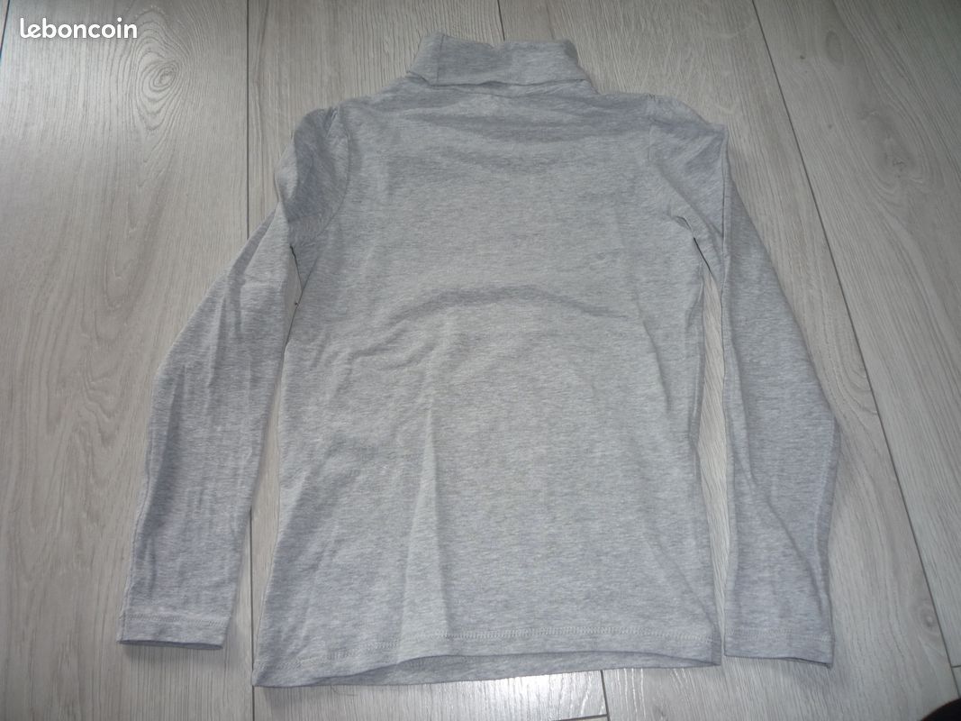 Sous-pull gris Kiabi ans Vêtements