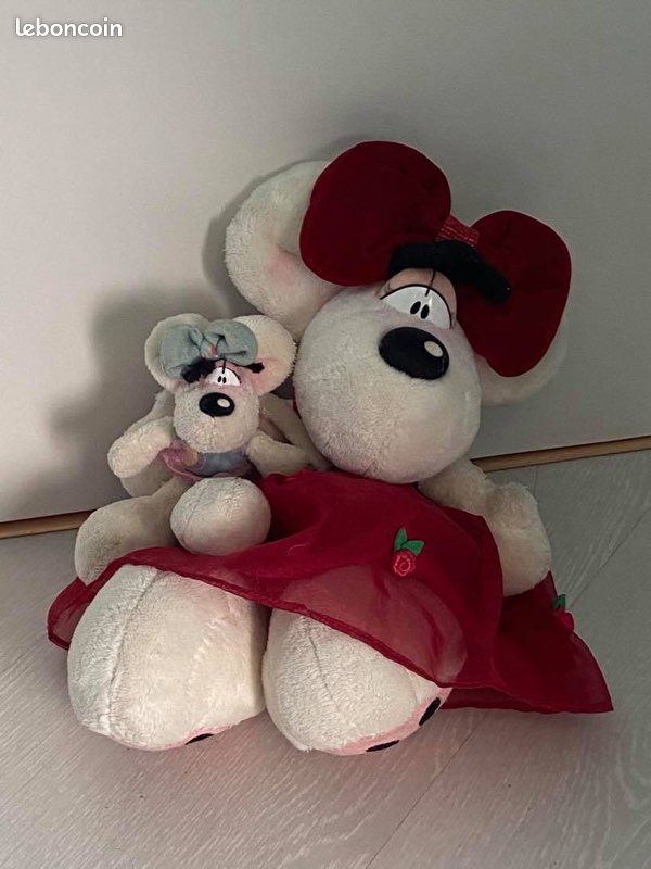 Peluche diddle + porte clef (image 1)