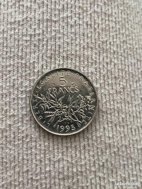 Pièce de 5 franc français 1995 (image 1)
