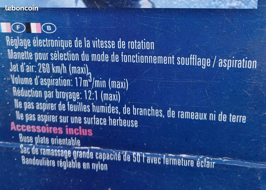 Souffleur aspirateur feuilles (image 3)