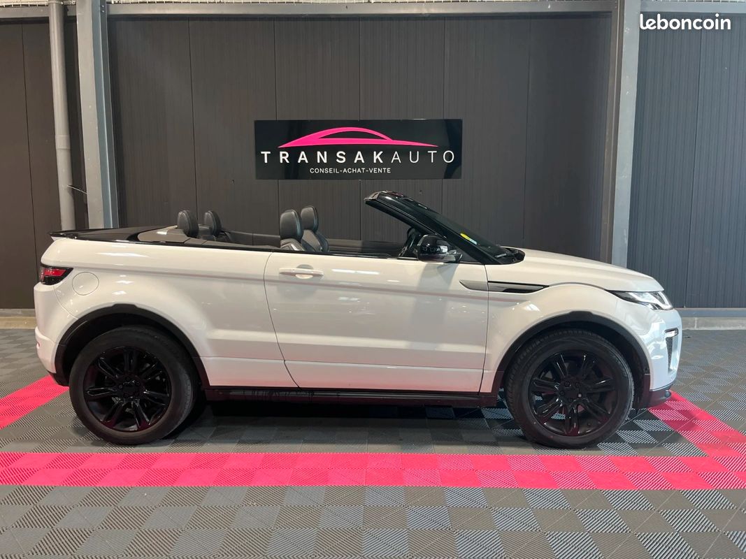 Land rover range rover evoque cabriolet 2.0 td4 180 cv 4wd bva9 hse + sièges à mémoire chauffants + bluetooth + caméra de recul + meridian (image 2)