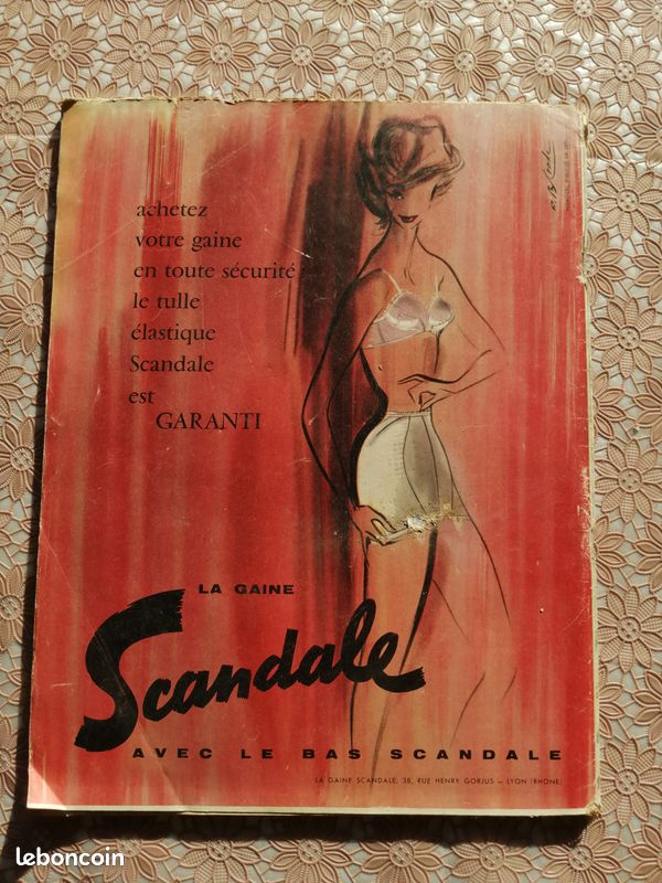 Vintage Magazine ELLE n°626 du 23 décembre 1957 - Michèle MORGAN (image 2)