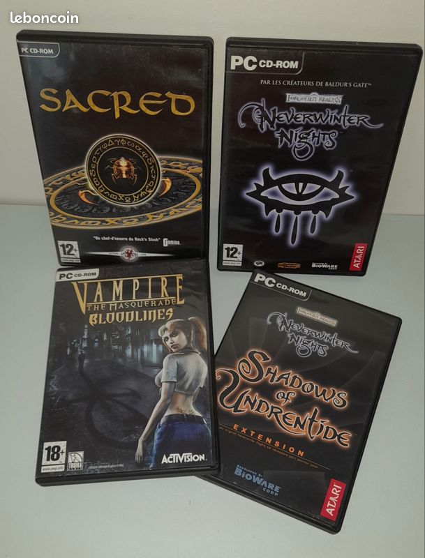 Jeu PC Neverwinter Nights En Big Box Collection ATARI - Bon état, Boîte Et Notice Incluses