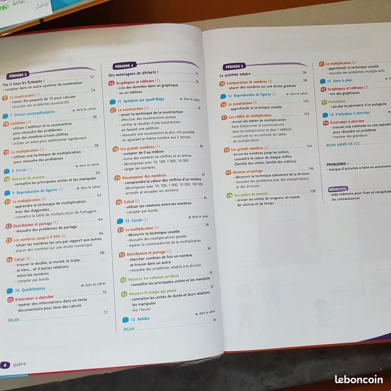 MATHS - CE2 - FICHIER + CAHIER de GEOMETRIE - La tribu des maths (image 3)