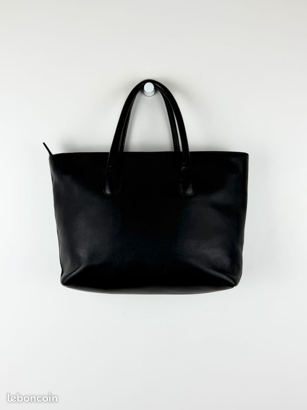401 - Sac à main – Furla Vintage Cabas - cuir noir (image 6)