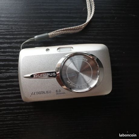 Appareil Photo Olympus Mju 600 – 6 MP – Fonctionne – Sans Chargeur Ni Carte