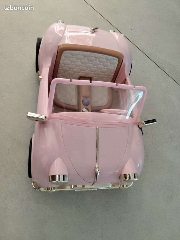 Voiture Cabriolet Rose Our Generation Pour Poupées 18" - Radio FM Incluse ! Compatible 18 Pouces
