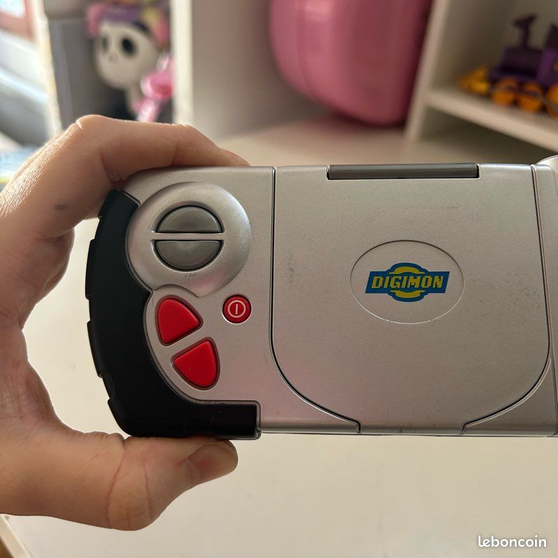 Digimon Digivice D-Terminal Argent Bandai 2000 OCCASION Testé Et Fonctionnel FR