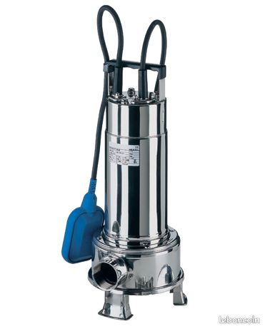 Pompe relevage inox pro eau usee 750w 22m3 11 hmt vortex+cuter neuve (image 9)