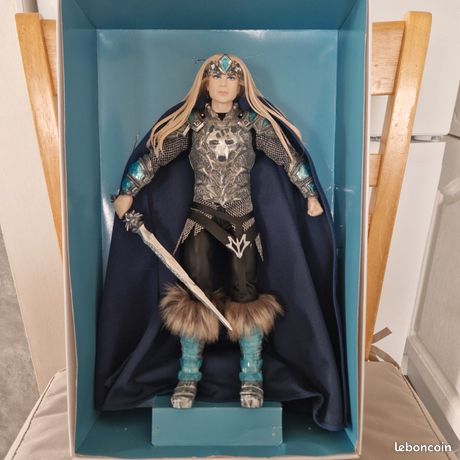 Poupée BARBIE Crystal Barbie BANDAI 1990 - Vintage Avec Accessoires - Boîte Abîmée
