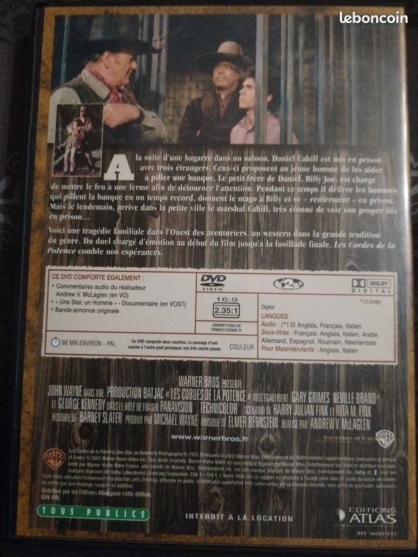 DVD John Wayne collection Western de legende (image 3)