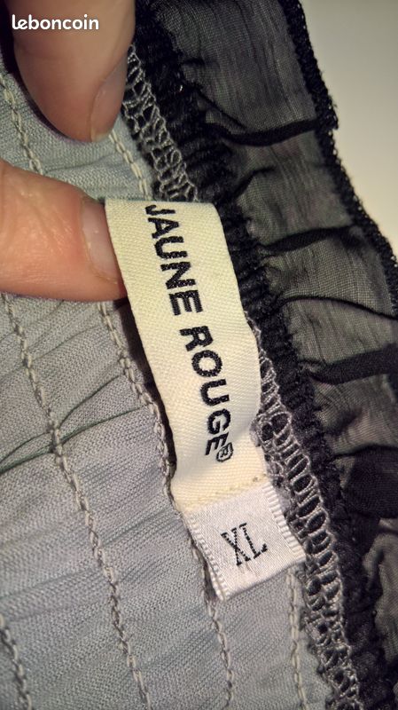 Robe longue grise a nouer (image 3)
