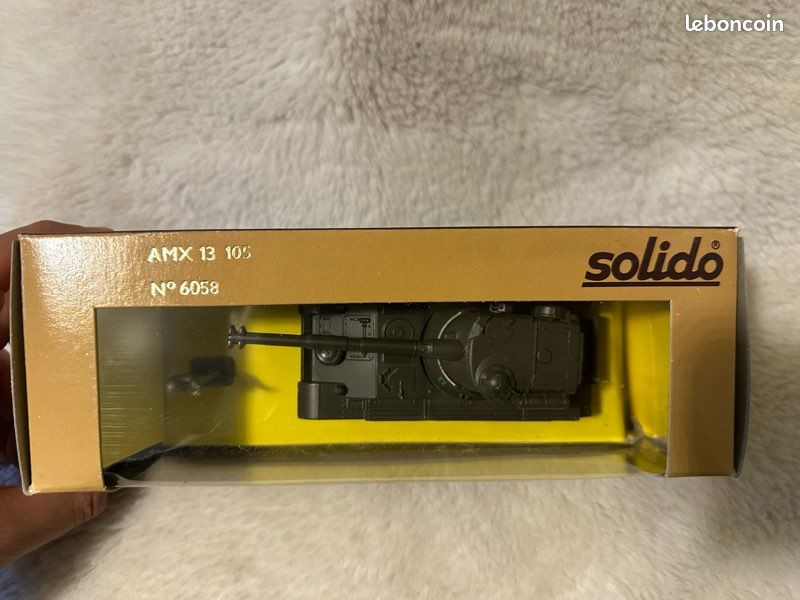 Solido 1/50 – Char AMX 13 105 – Armée Française – 6058 – état Neuf Boîte