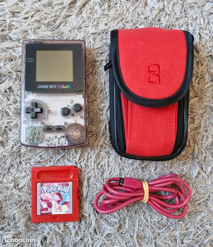 Pokémon Version Rouge Sur Game Boy Color – Jeu D’occasion Complet (boîte, Notice) – Super état Pour Collectionneurs