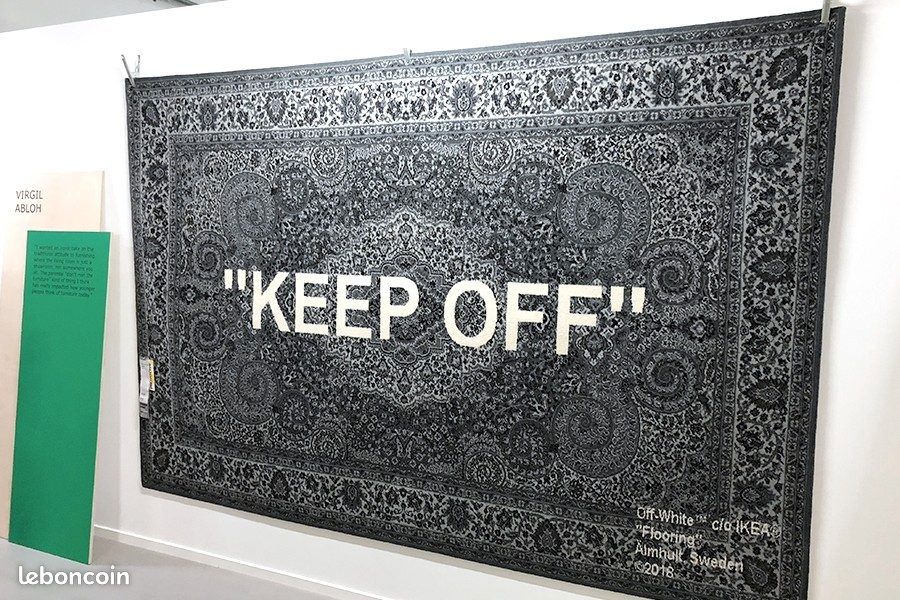Ikea Art Event 2019 Keep Off Virgil Abloh's IKEA Rugs Are Going